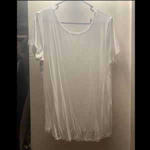 White Hollister Lace Back T-Shirt